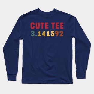 Funny Math Pun Cutie Pie Long Sleeve T-Shirt